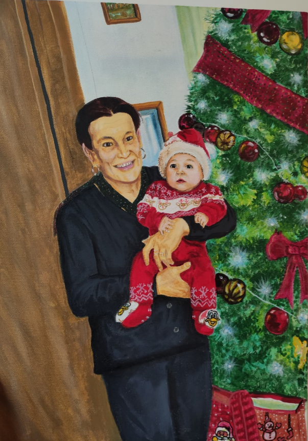 Ritratto Nonna e Nipote